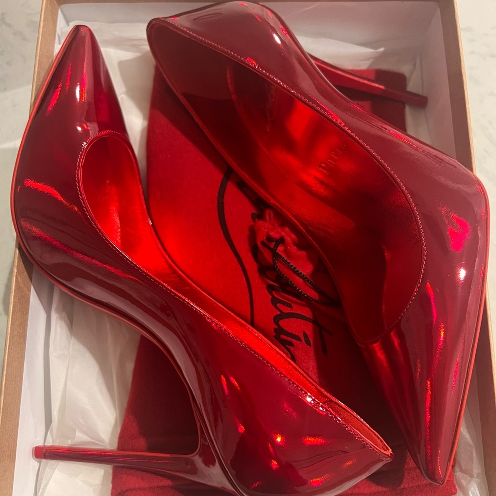 Christian Louboutin size 37 Red So Kate 100